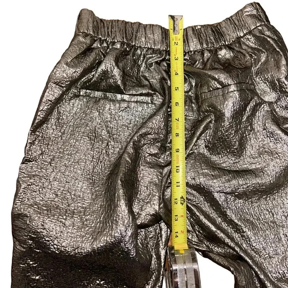 Zara Trafaluc Collection Gold Metallic Pants with Stretch Size Small - Picture 6 of 8